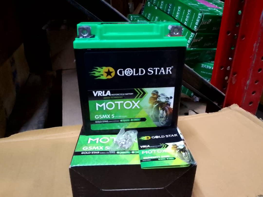 Gold Star=Battery GSMX 5Ah=CT125